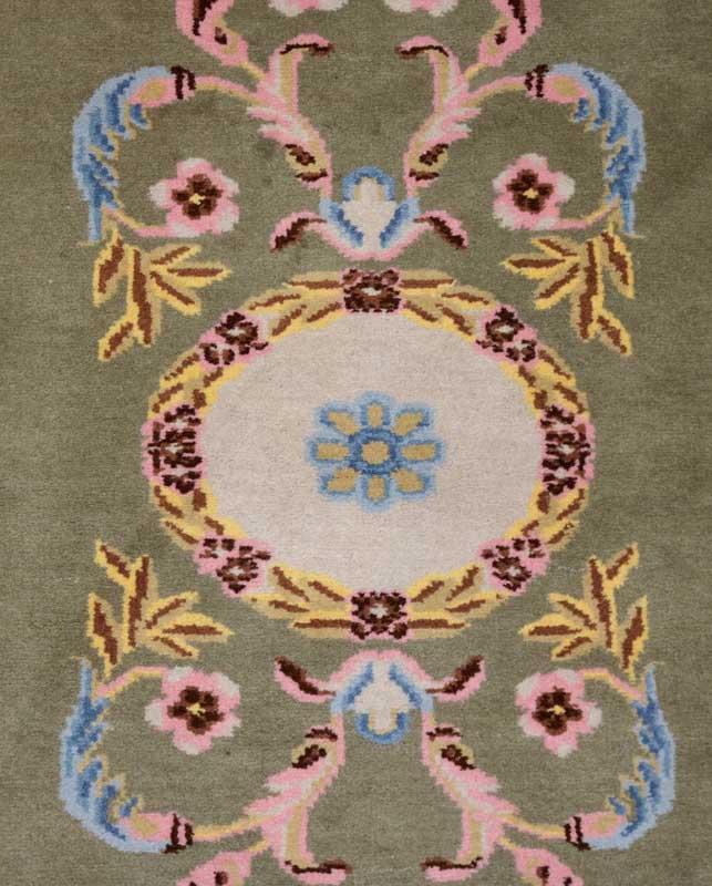 Tapete Aubusson, em fio de pura lã, feito à mão - Image 3